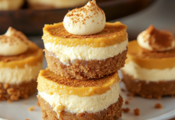 Mini Pumpkin Cheesecakes (1/2 dozen)